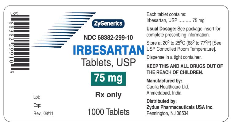 Irbesartan Tablets, USP - 75 mg