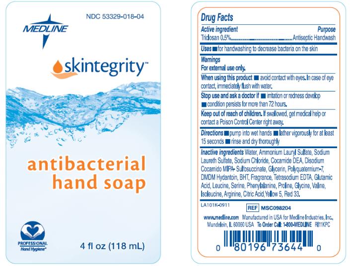 Skintegrity Antibacterial hand soap principal display panel