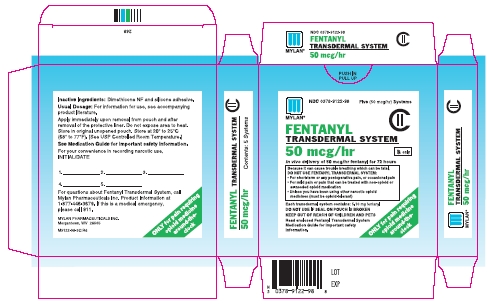 Fentanyl Transdermal System 50 mcg/hr Carton