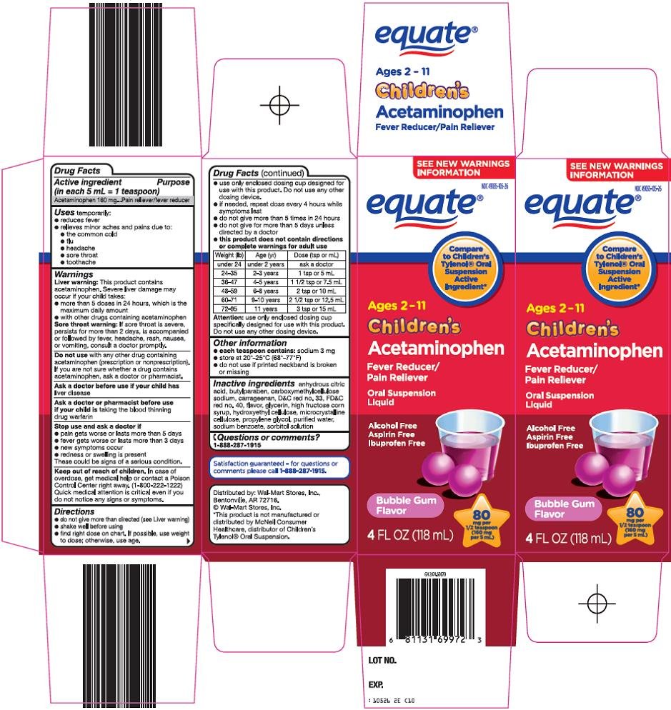 Children's Acetaminophen Carton