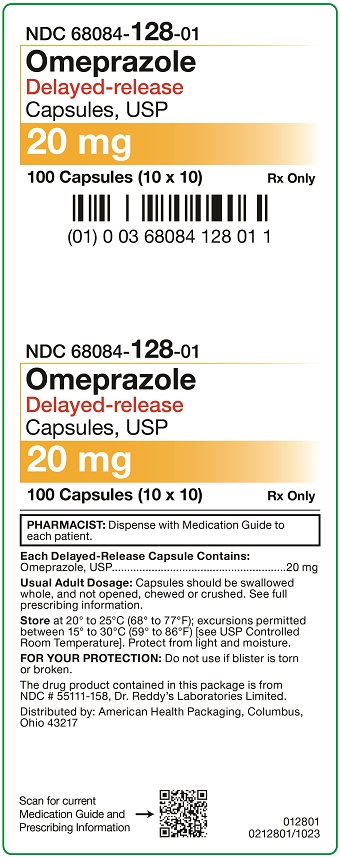 20 mg Omeprazole DR Capsules Carton