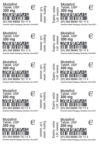 200 mg Modafinil Tablet Blister