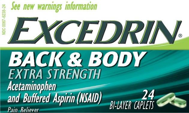 Excedrin Back and Body 24 count carton