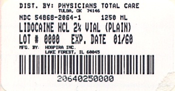image of 2% (50 mL) package label