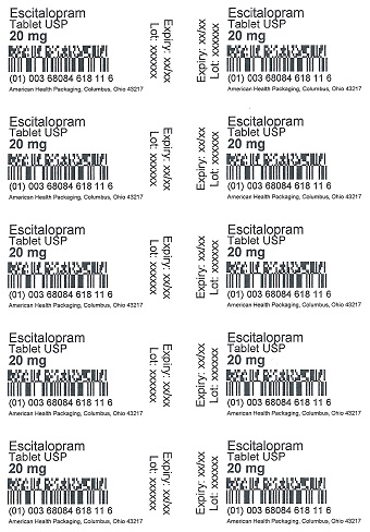20mg Escitalopram Tablets 100UD Blister