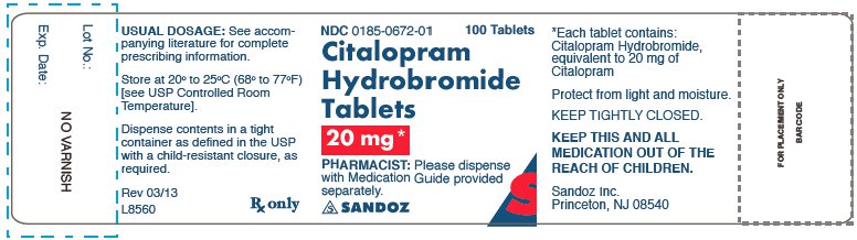 20 mg x 100 Tablets - Label