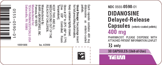 Image of 400 mg Label