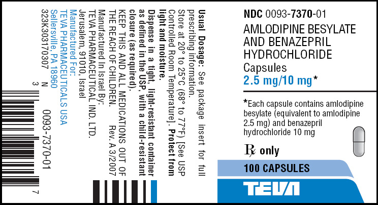 Image of 2.5 mg/10 mg Label