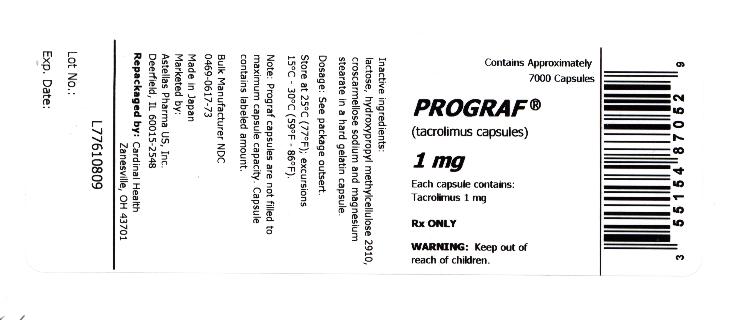 Prograf 1 mg 7000 count label