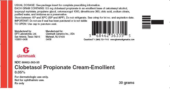 Cream-Emollient 30g Label