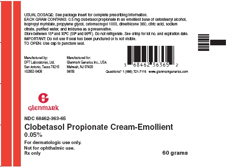 Cream-Emollient 60g Label