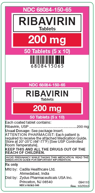 Ribavirin 200 mg label