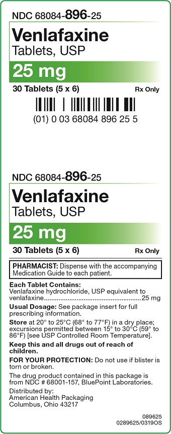25 mg Venlafaxine Tablets Carton