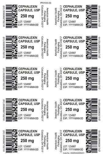 250 mg Cephalexin Capsule Blister