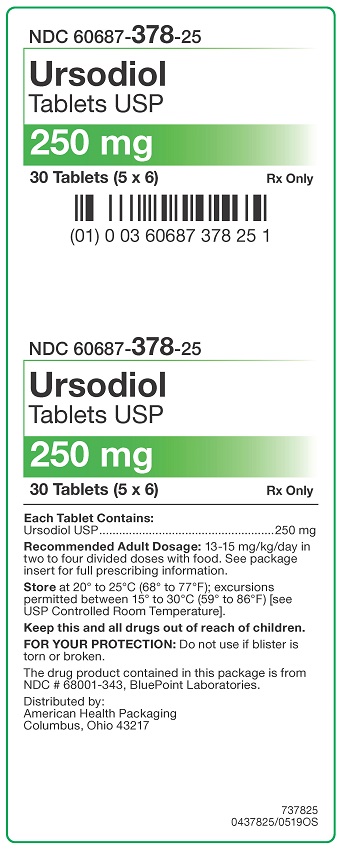 250 mg Ursodiol Tablets Carton