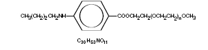 Structure for Benzonatate