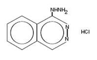 hydralazine hydrochloride structural formula