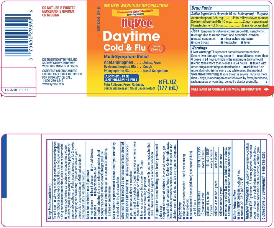 Daytime Cold and Flu Label