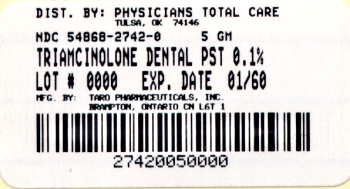 image of 5 gram package label