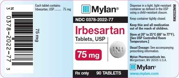 Irbesartan Tablets 75 mg