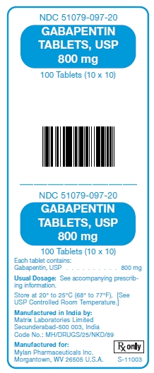 Gabapentin 800 mg Tablets