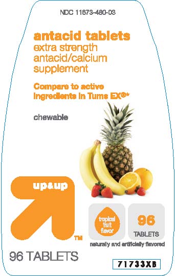 Antacide Tablets Target Tropical Fruit Flavor