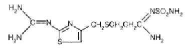 Famotidine structural formula