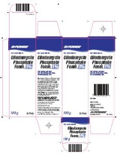 Clindamycin Phosphate Foam, 1% 100 g Carton Image