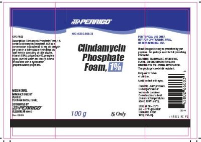 Clindamycin Phosphate Foam, 1% 100 g Label Image
