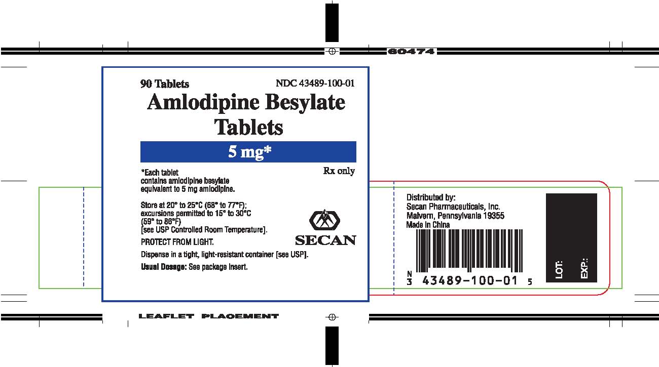PRINCIPAL DISPLAY PANEL-5 mg-90 Tablets-without desiccant