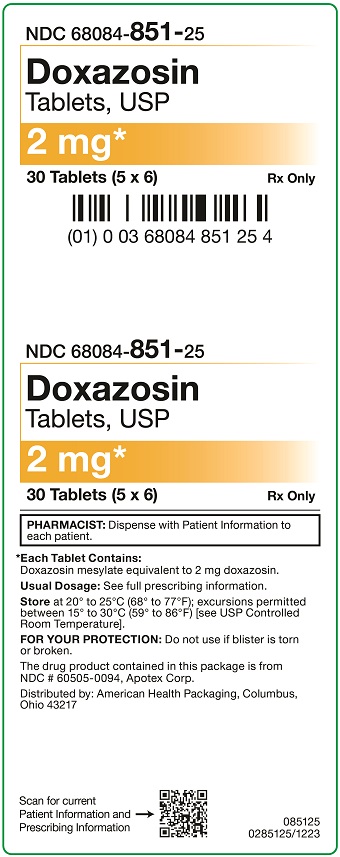 2 mg Doxazosin 5x6 Carton