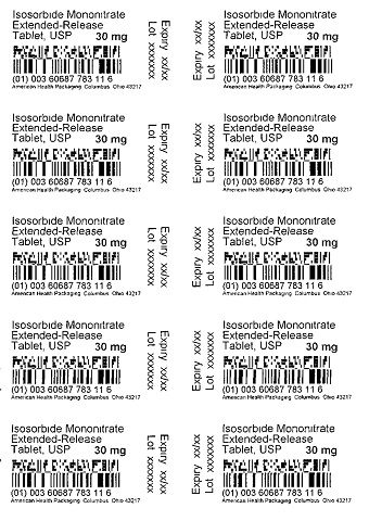 30 mg Isosorbide Mononitrate ER Tablet Blister