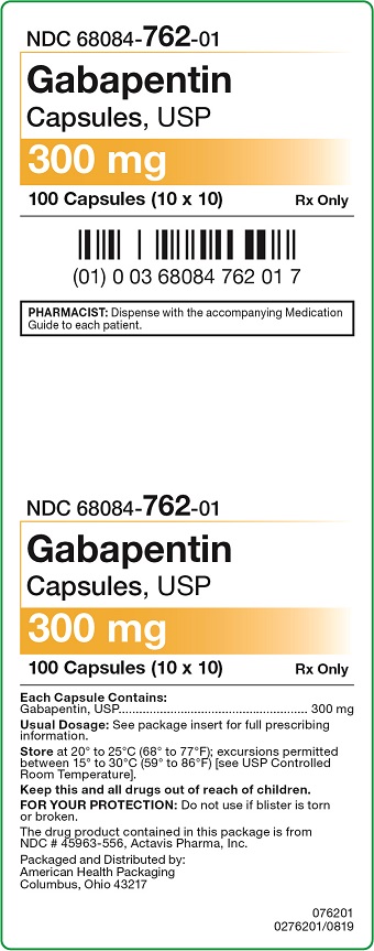 300 mg Gabapentin Capsules Carton