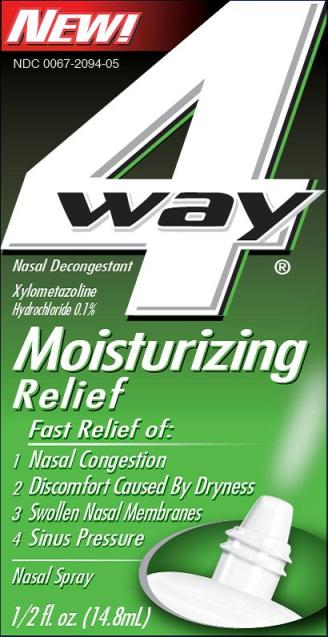 4 way moisturizing relief 0.5 fl oz (14.8mL) carton