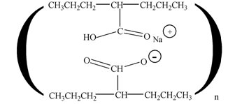 Divalproex Sodium Structural Formula