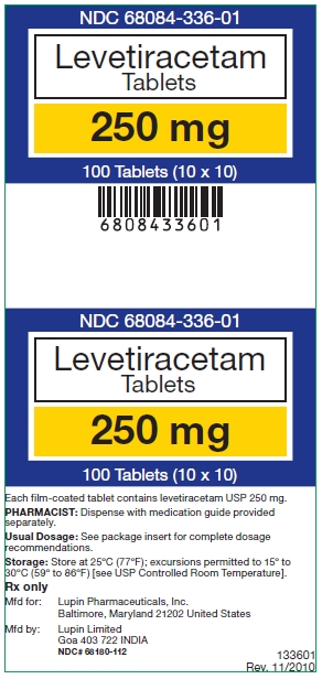 Principal Display Panel - Levetiracetam 250 mg
