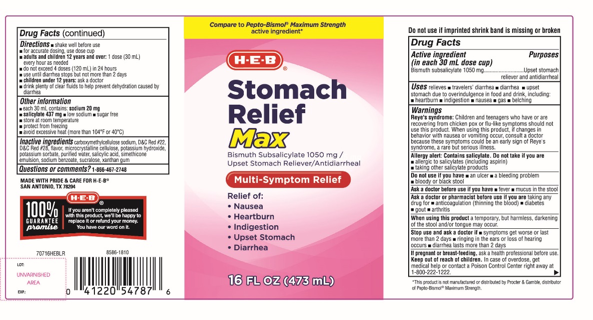 HEB Max Stomach Relief 473 mL