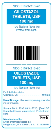 Cilostazol 100 mg Tablets Unit Carton Label