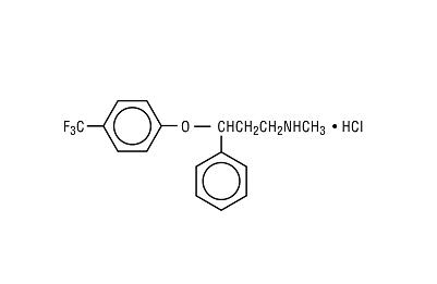 structural formula for fluoxetine hydrochloride