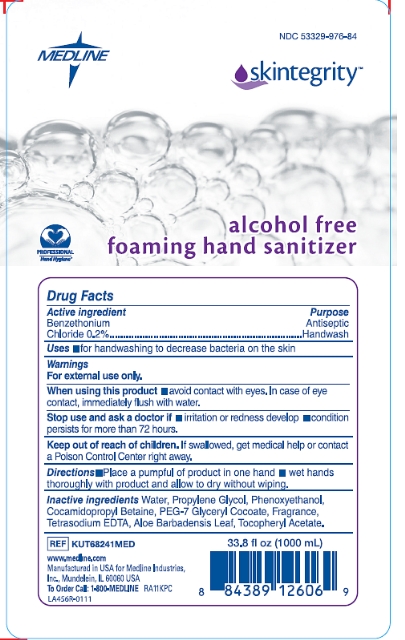 Skintegrity Foaming Hand Sanitizer Alcohol Free  Label