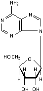 Adenosine structural formula