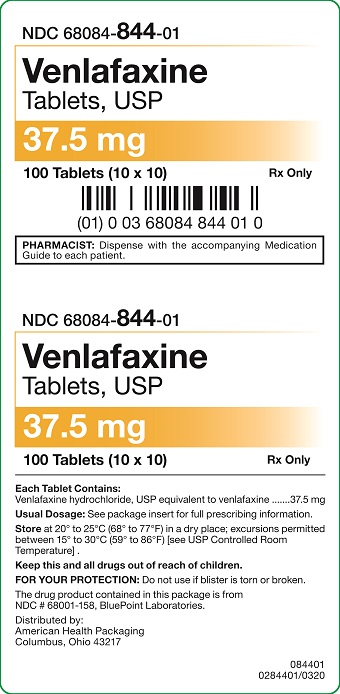 37.5 mg Venlafaxine Tablets Carton