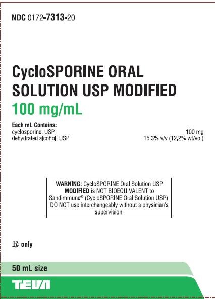 Cyclosporine Oral Solution Label
