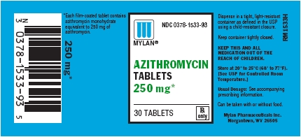 Azithromycin Tablets 250 mg Bottles