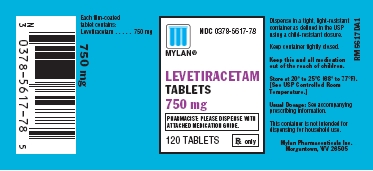 Levetiracetam Tablets 750 mg Bottles