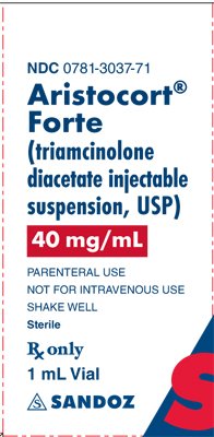 aristocort forte 40 mg per mL carton