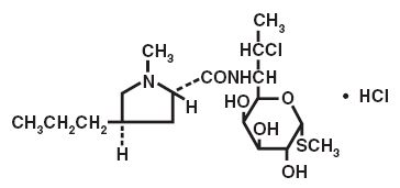 clindamycin hydrochloride structural formula