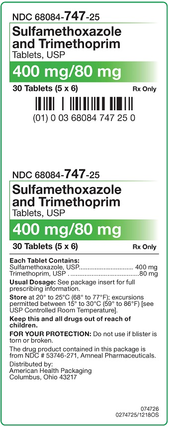 400 mg-80 mg Sulfamethoxazole-Trimethoprim Tablets Carton