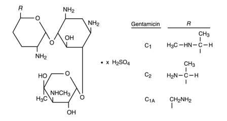 Gentamicin Sulfate Structural Formula