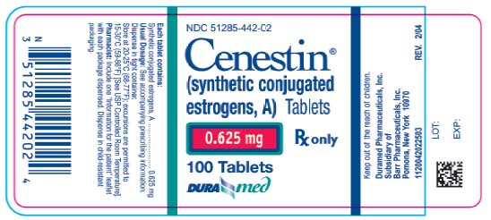 Cenestin® 0.625 mg Primary Packaging Label